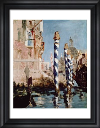 Framed Grand Canal, Venice, 1875 Print