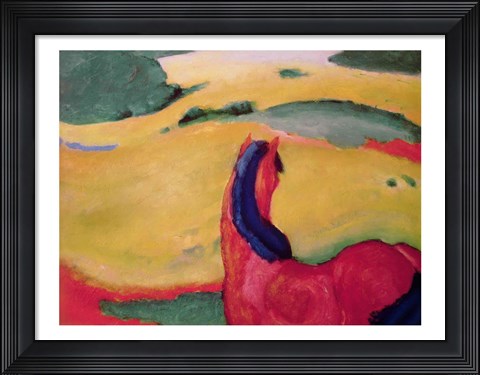 Framed Horse in a landscape, 1910 Print