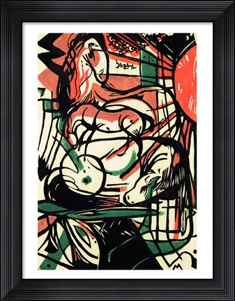 Framed Birth of the Horse, 1913 Print