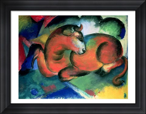 Framed Red Bull, 191 Print