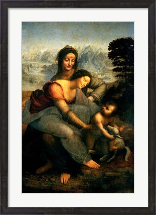 Framed Virgin and Child with St. Anne, c.1510 Print