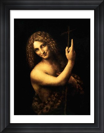 Framed St. John the Baptist, 1513-16 Print