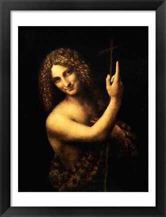 Framed St. John the Baptist, 1513-16 Print