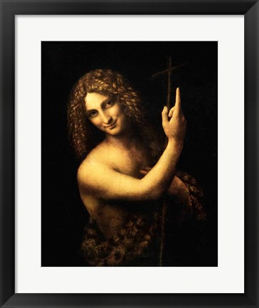 Framed St. John the Baptist, 1513-16 Print