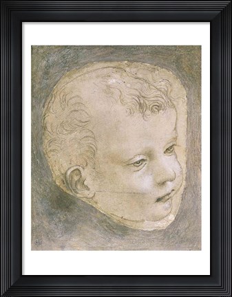 Framed Head of a Child Print
