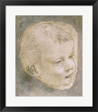 Framed Head of a Child Print