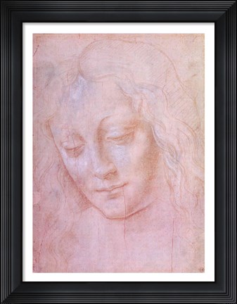 Framed Head of a woman Print