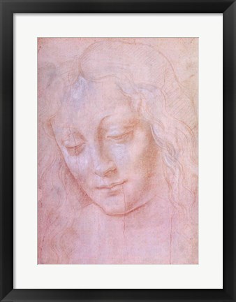 Framed Head of a woman Print