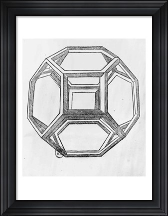 Framed Polyhedron Print