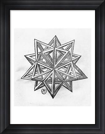 Framed Dodecahedron Print