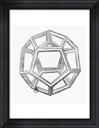 Framed Dodecahedron Print