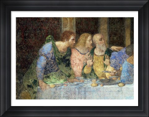 Framed Last Supper, (post restoration) B Print