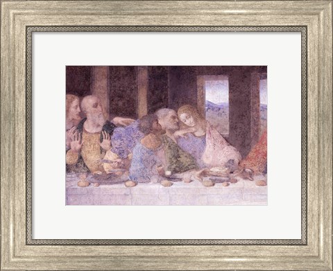Framed Last Supper, (post restoration) C Print