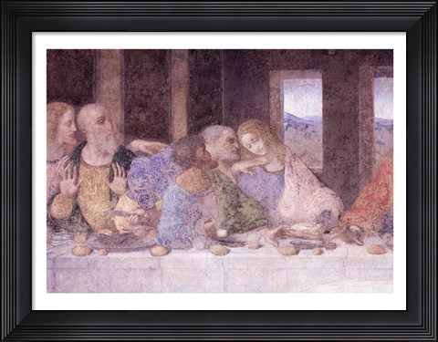 Framed Last Supper, (post restoration) C Print