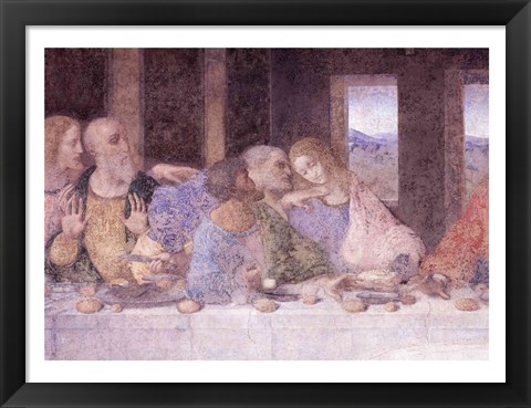 Framed Last Supper, (post restoration) C Print