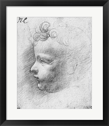 Framed Head of a child Print