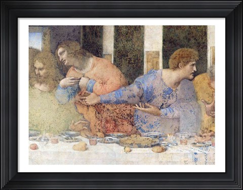 Framed Last Supper, Detail Print