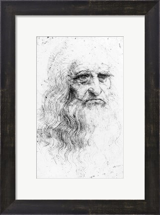 Framed Self portrait - Sketch Print