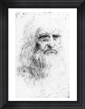 Framed Self portrait - Sketch Print