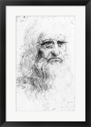 Framed Self portrait - Sketch Print