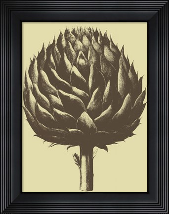 Framed Artichoke 3 Print
