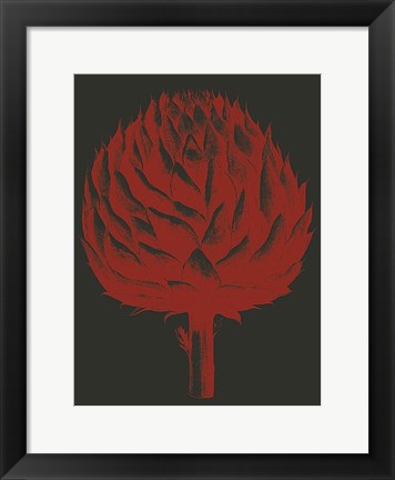 Framed Artichoke 10 Print