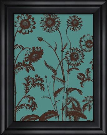 Framed Chrysanthemum 5 Print