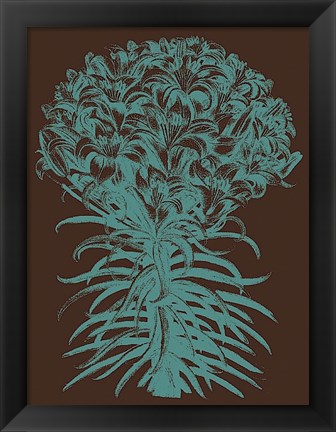 Framed Lilies 6 Print