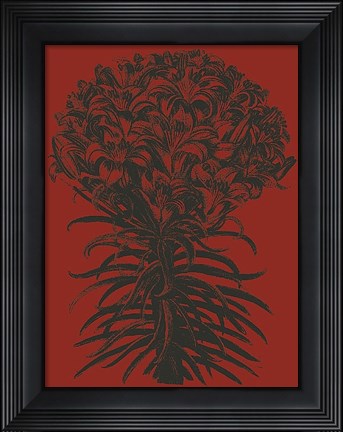 Framed Lilies 9 Print