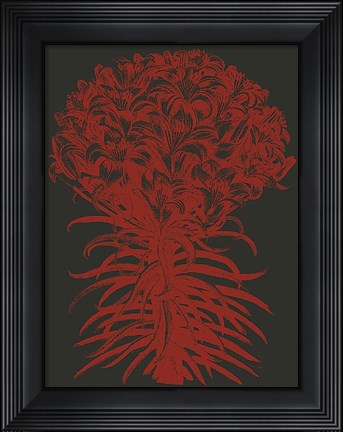 Framed Lilies 10 Print