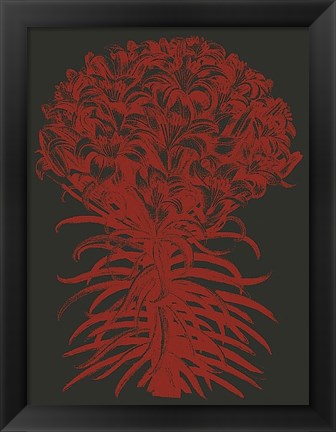 Framed Lilies 10 Print
