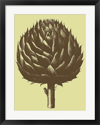 Framed Artichoke 3 Print