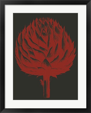 Framed Artichoke 10 Print