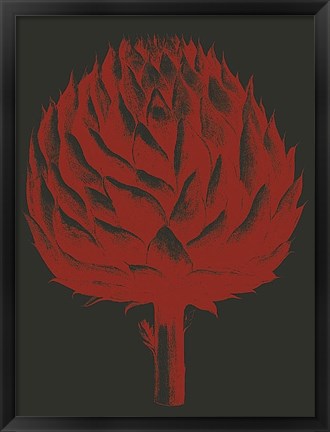 Framed Artichoke 10 Print