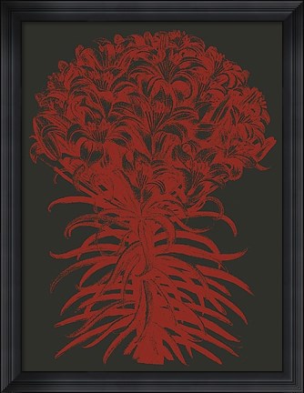 Framed Lilies 10 Print