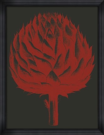 Framed Artichoke 10 Print
