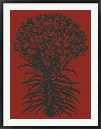 Framed Lilies 9 Print