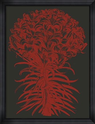 Framed Lilies 10 Print