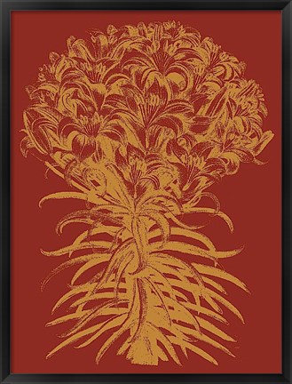 Framed Lilies 16 Print