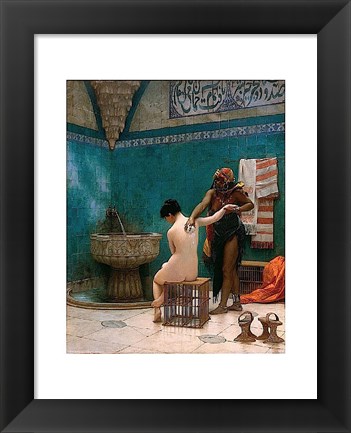 Framed Bath, ca. 1880-1885 Print