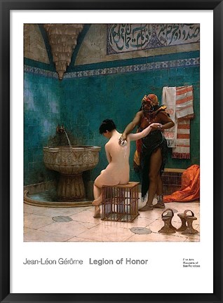 Framed Bath, ca. 1880-1885 Print