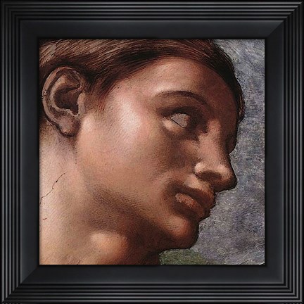 Framed Creation of Adam (Adam detail) Print