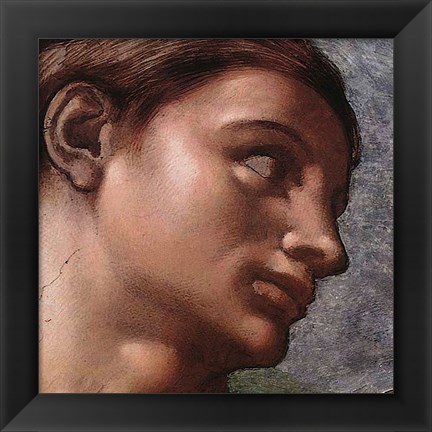 Framed Creation of Adam (Adam detail) Print