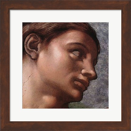 Framed Creation of Adam (Adam detail) Print