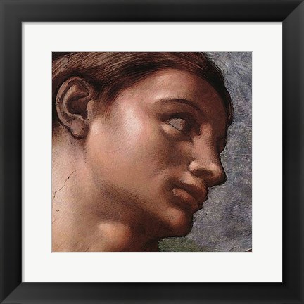 Framed Creation of Adam (Adam detail) Print