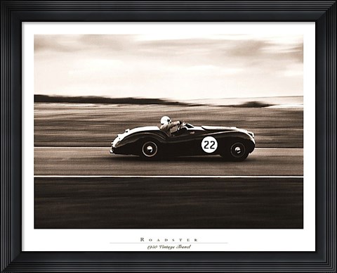 Framed Roadster Print
