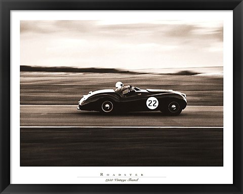 Framed Roadster Print