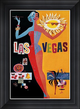 Framed Las Vegas Print