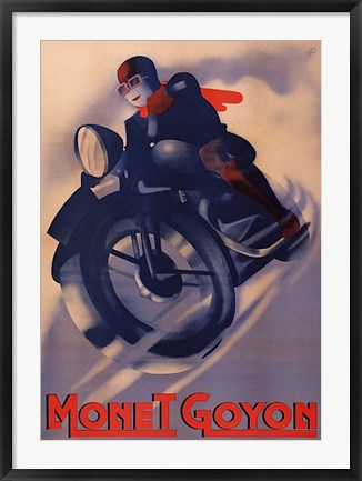 Framed Monet Goyon Print