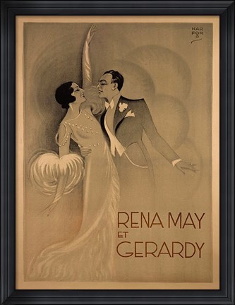 Framed Rena May Et Gerardy Print